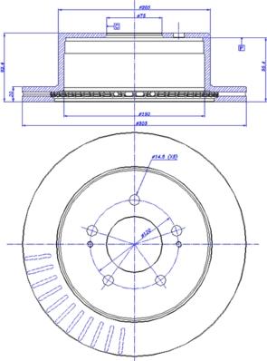 TRW DF4986S - Kočioni disk www.molydon.hr