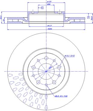 A.B.S. 18541 - Kočioni disk www.molydon.hr