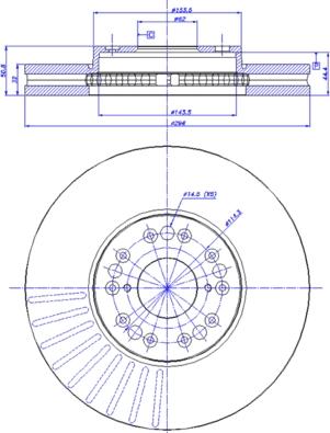 BENDIX 520367 - Kočioni disk www.molydon.hr