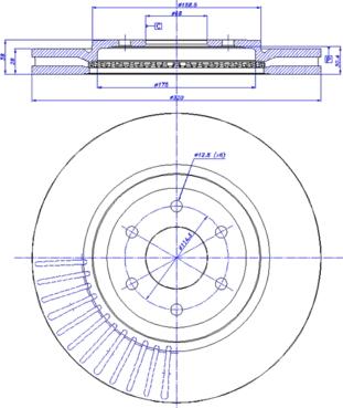 Frigair DC21.109 - Kočioni disk www.molydon.hr