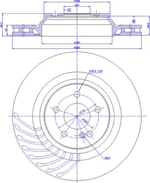 Magneti Marelli 360406118000 - Kočioni disk www.molydon.hr