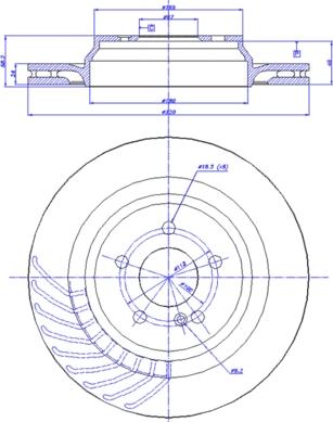 ACDelco AC3693D - Kočioni disk www.molydon.hr