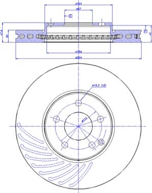 SBS 1815313386 - Kočioni disk www.molydon.hr