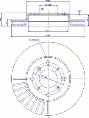 Motaquip LVBD543Z - Kočioni disk www.molydon.hr