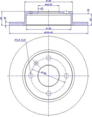 Eicher 104590059 - Kočioni disk www.molydon.hr