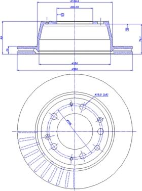 Textar 98200 0483 - Kočioni disk www.molydon.hr