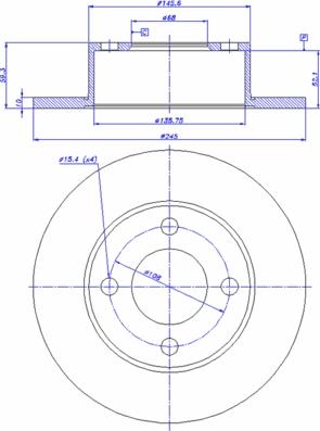 Kamoka 103256 - Kočioni disk www.molydon.hr