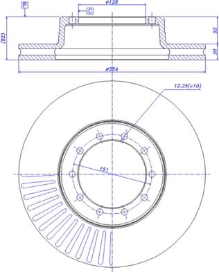 Maxtech 875335.0000 - Kočioni disk www.molydon.hr