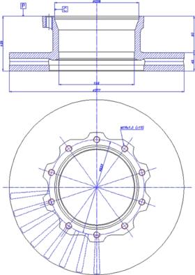 Zimmermann 360638500 - Kočioni disk www.molydon.hr