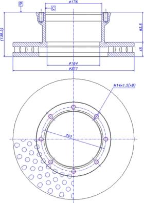 Valeo 187084 - Kočioni disk www.molydon.hr