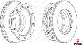 Kawe NCA1199.20 - Kočioni disk www.molydon.hr