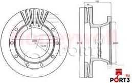 BENDIX 567957B - Kočioni disk www.molydon.hr