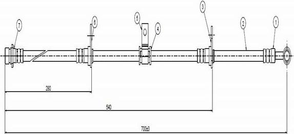 CAVO C800 450A - Kočiono crijevo, lajtung www.molydon.hr