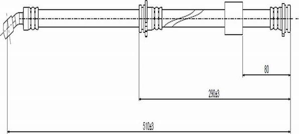 CAVO C800 458A - Kočiono crijevo, lajtung www.molydon.hr