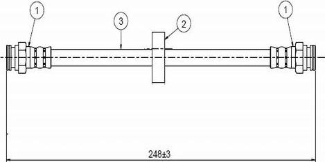 CAVO C800 591A - Kočiono crijevo, lajtung www.molydon.hr