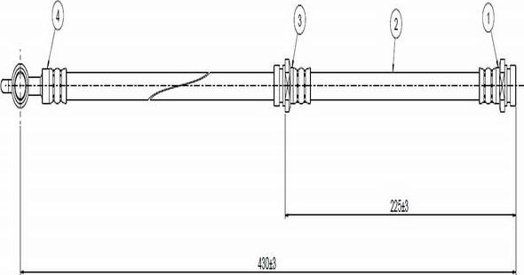 CAVO C800 561A - Kočiono crijevo, lajtung www.molydon.hr