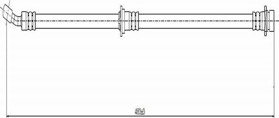 CAVO C800 695A - Kočiono crijevo, lajtung www.molydon.hr