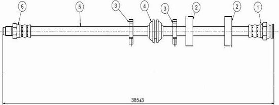 CAVO C800 615A - Kočiono crijevo, lajtung www.molydon.hr