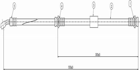 CAVO C800 291A - Kočiono crijevo, lajtung www.molydon.hr