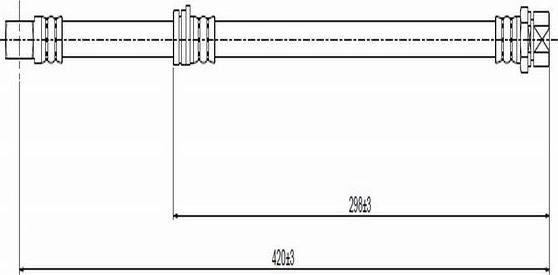 CAVO C800 266A - Kočiono crijevo, lajtung www.molydon.hr