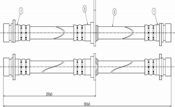 CAVO C800 267A - Kočiono crijevo, lajtung www.molydon.hr