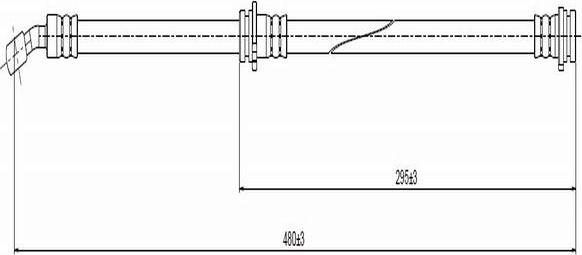 CAVO C800 748A - Kočiono crijevo, lajtung www.molydon.hr