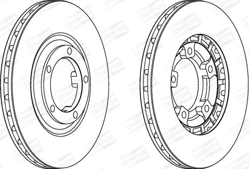 Champion 561580CH - Kočioni disk www.molydon.hr
