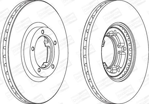 Champion 561624CH - Kočioni disk www.molydon.hr