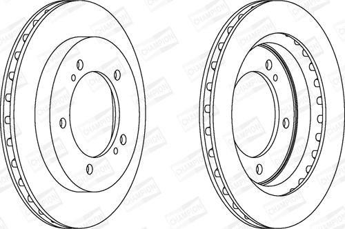 Champion 563049CH - Kočioni disk www.molydon.hr