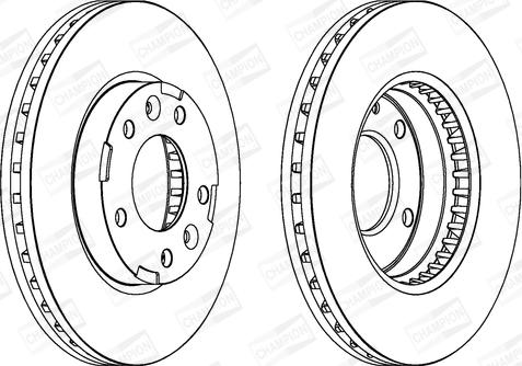 Champion 563039CH - Kočioni disk www.molydon.hr