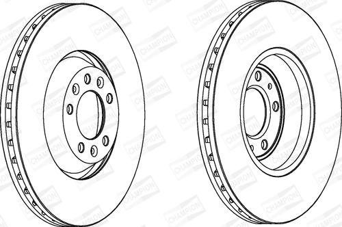 Champion 563031CH-1 - Kočioni disk www.molydon.hr