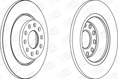 Champion 562438CH - Kočioni disk www.molydon.hr