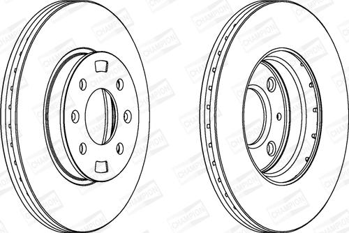 Champion 562554CH - Kočioni disk www.molydon.hr
