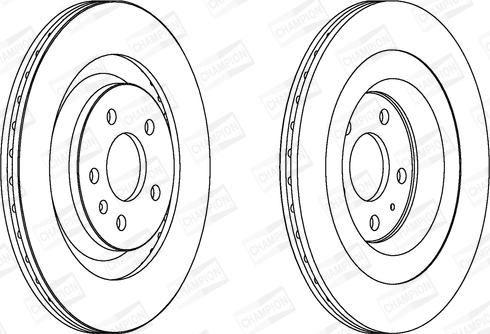 Champion 562645CH - Kočioni disk www.molydon.hr