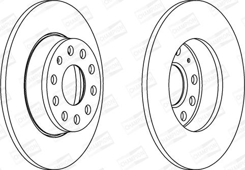 Champion 562614CH - Kočioni disk www.molydon.hr