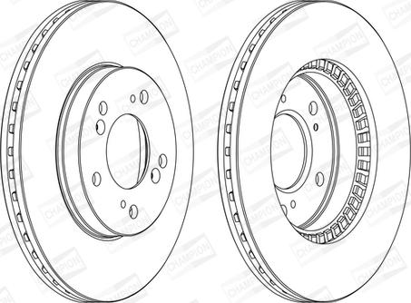 Champion 562143CH - Kočioni disk www.molydon.hr