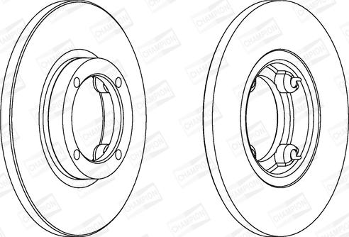 Champion 562138CH - Kočioni disk www.molydon.hr
