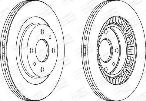 Champion 562121CH - Kočioni disk www.molydon.hr