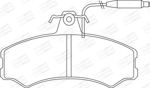 Champion 571304CH - Komplet Pločica, disk-kočnica www.molydon.hr
