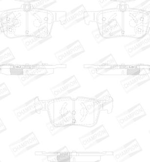 Champion 573687CH - Komplet Pločica, disk-kočnica www.molydon.hr