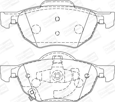Champion 572480CH - Komplet Pločica, disk-kočnica www.molydon.hr