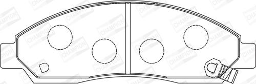 Champion 572643CH - Komplet Pločica, disk-kočnica www.molydon.hr