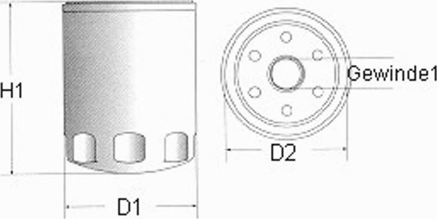 Champion B101/606 - Filter za ulje www.molydon.hr