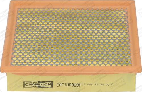 Champion CAF100989P - Filter za zrak www.molydon.hr