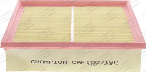 Champion CAF100716P - Filter za zrak www.molydon.hr