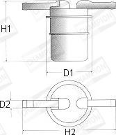 Champion L107/606 - Filter za gorivo www.molydon.hr