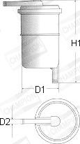 Champion L119/606 - Filter za gorivo www.molydon.hr