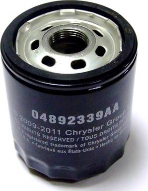 Chrysler 04892339AA - Filter za ulje www.molydon.hr