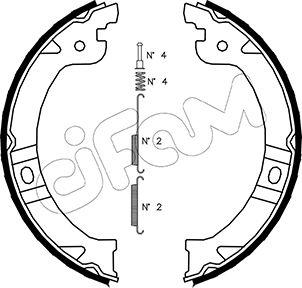 Cifam 153-027K - Komplet kočionih obloga, rucna kočnica www.molydon.hr