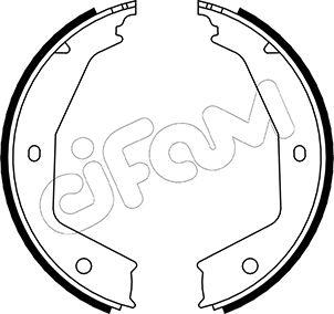 Cifam 153-331 - Komplet kočionih obloga, rucna kočnica www.molydon.hr